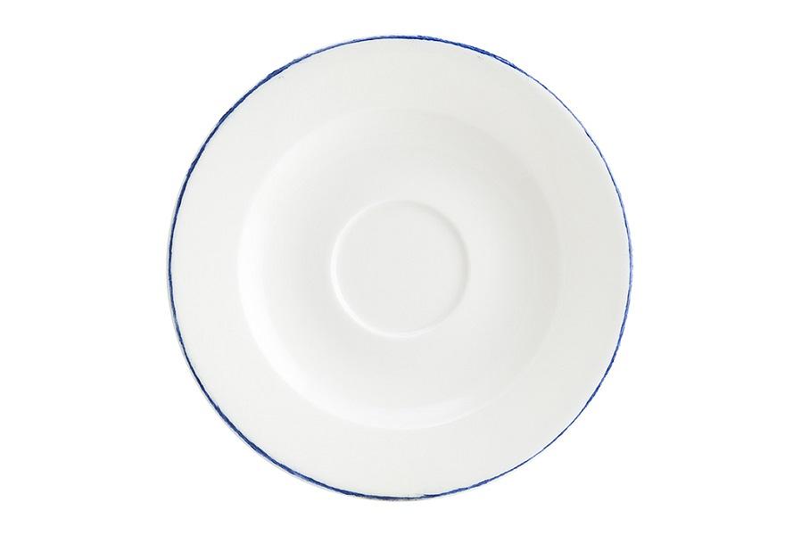 Блюдце d=160 мм. Ретро синий край (чашка 69205) /1/6/ фото 1