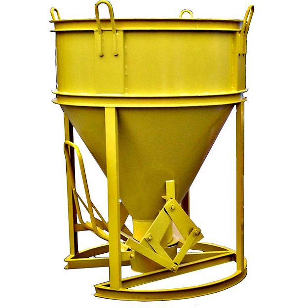 Бадья для бетона круглая с клешневым затвором «Рюмка» БК-1 фото 1