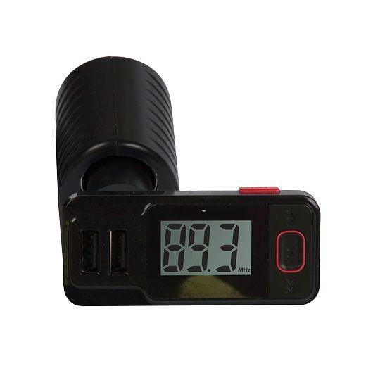 Автомобильный FM-модулятор Ritmix FMT-A775 черный MicroSD BT USB (15119075) фото 1