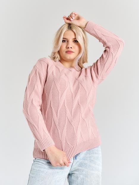 Джемпер женский «Заря» розовый ОПТ фото 7