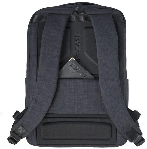 Рюкзак для ноутбука 17.3" Riva 8365 черный полиэстер фото 7