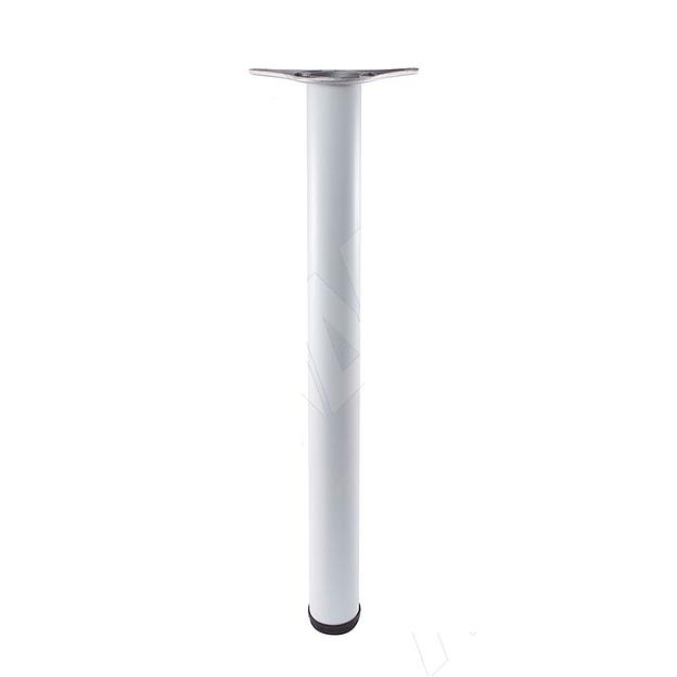 Опора-нога D60, H710мм, белая (крепление "усы") фото 1