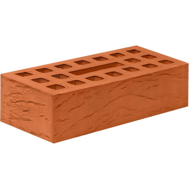 Кирпич пустотелый керамический рядовой одинарный Россо-Фреско-1 НФ 250×120×65 мм опт фото 1