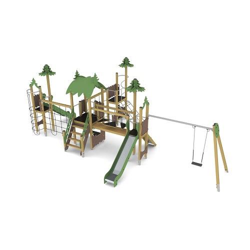 Игровой комплекс «Наш Двор», серия Сибирь, артикул S1402 фото 1