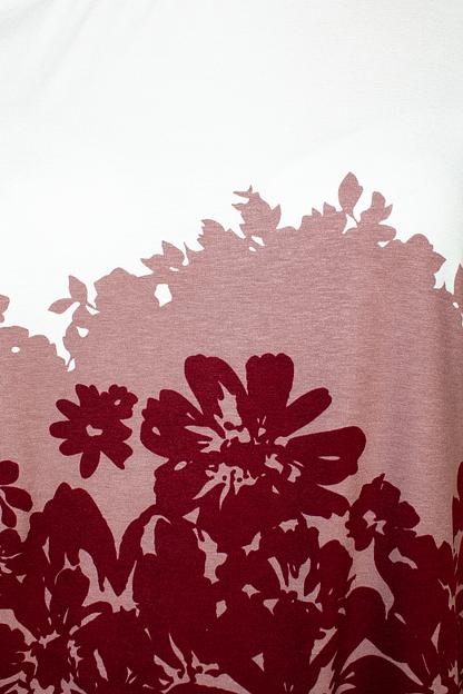 Туника  3173/04/Бордовый, бежевый  фото 5