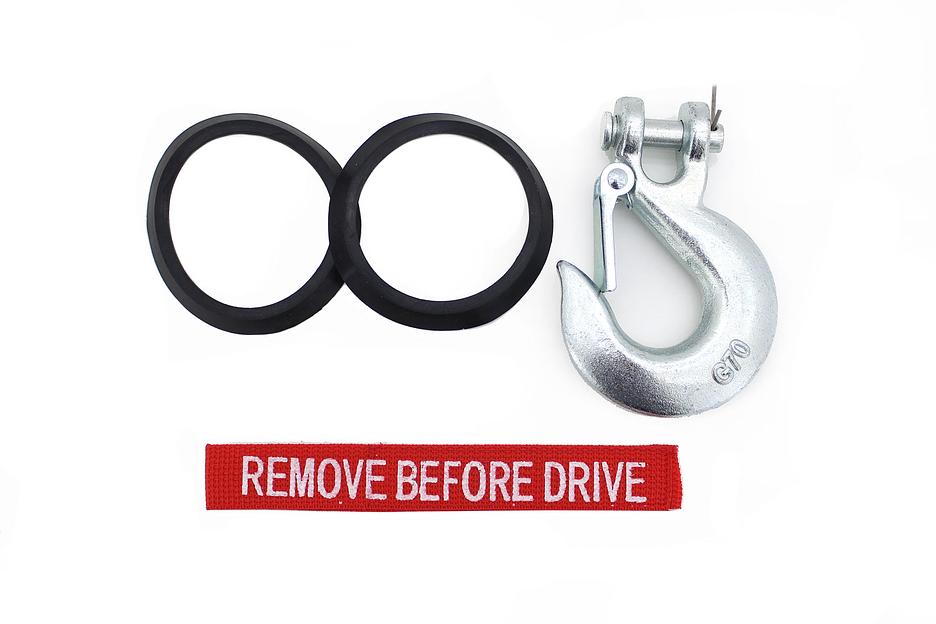 Лебедка для эвакуатора электрическая 12В 13500 lbs сталь ОПТ фото 6