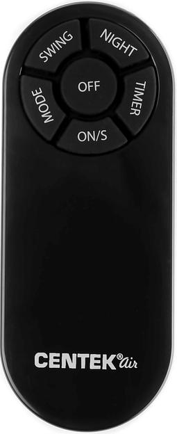 Вентилятор напольный Centek CT-5026 65Вт скоростей:4 ПДУ черный фото 4