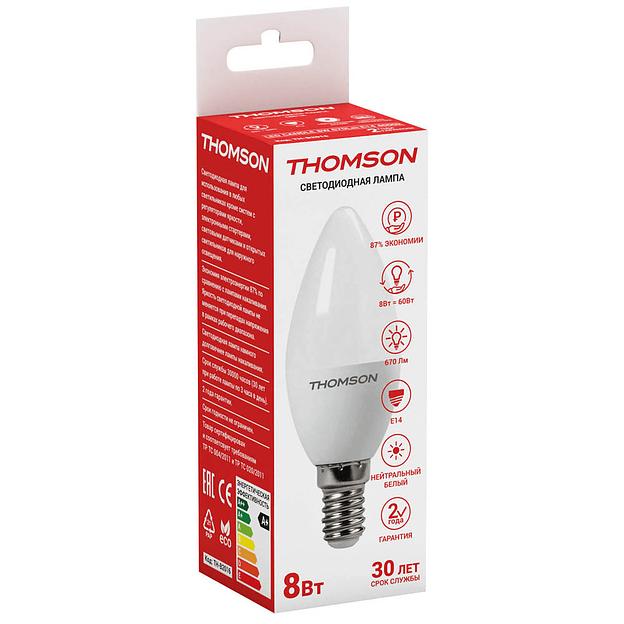 THOMSON LED CANDLE 8W 670Lm E14 4000K TH-B2016 фото 1