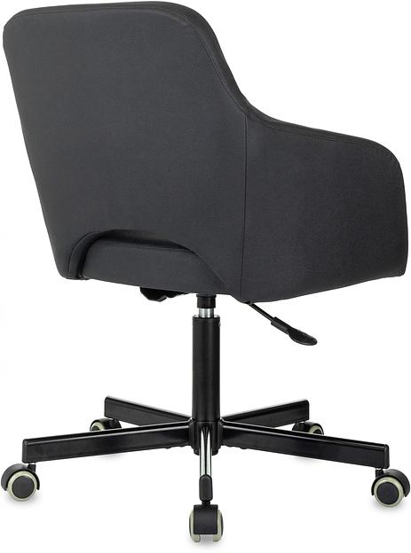 Кресло Бюрократ CH-380M черный эко.кожа крестов. металл фото 5