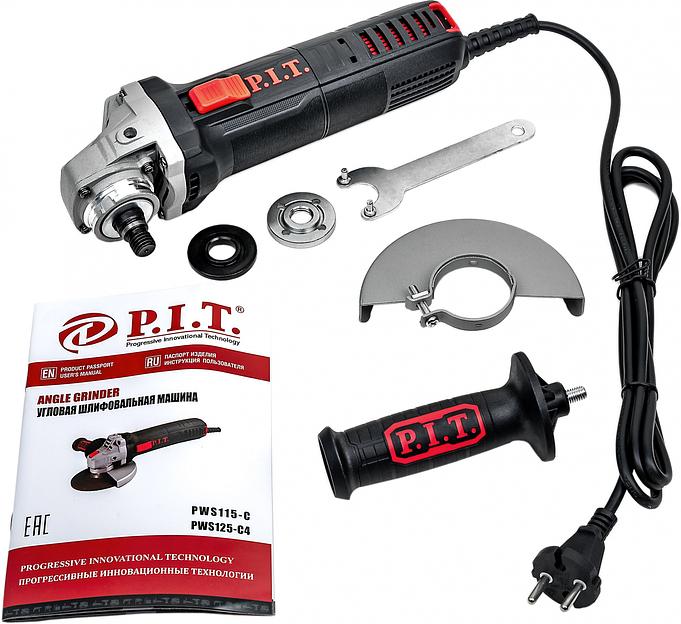 Шлифмашина угловая P.I.T. PWS125-C4 фото 1