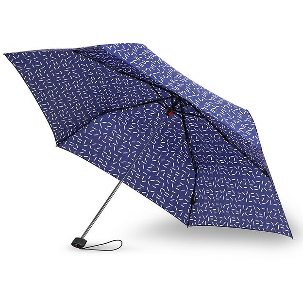 Зонт Knirps механический AS.050 Slim Small Manual 2DANCE BLUE 95 9050 8503 фото 3