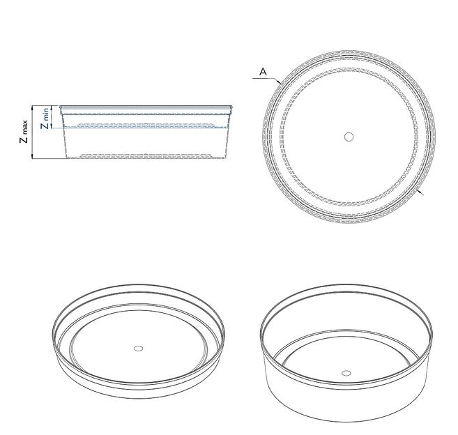 Банка под укупорку пластиковой крышкой Б 140 M&B фото 1