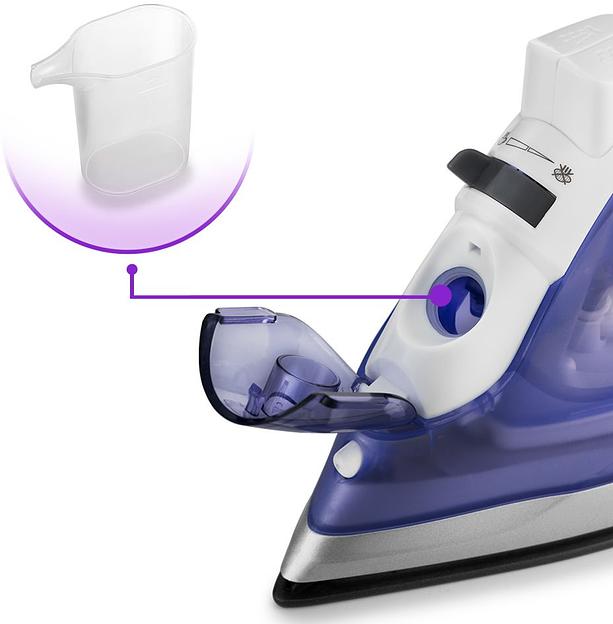 Утюг Kitfort KT-2603 1300Вт белый/фиолетовый фото 4