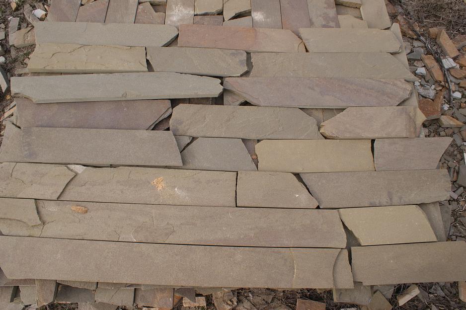 Плитка песчаник пиленный с 2-х сторон Серый /м2 (30 мм) фото 1