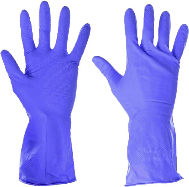 Перчатки латексные High risk в коробке (25 пар) размер M фото 1