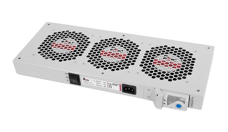 Модуль вентиляторный, 3 вентилятора с терморегулятором (R-FAN-3T) фото 1