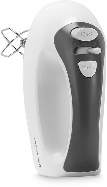 Миксер ручной Maxwell MW-1356 300Вт белый фото 2