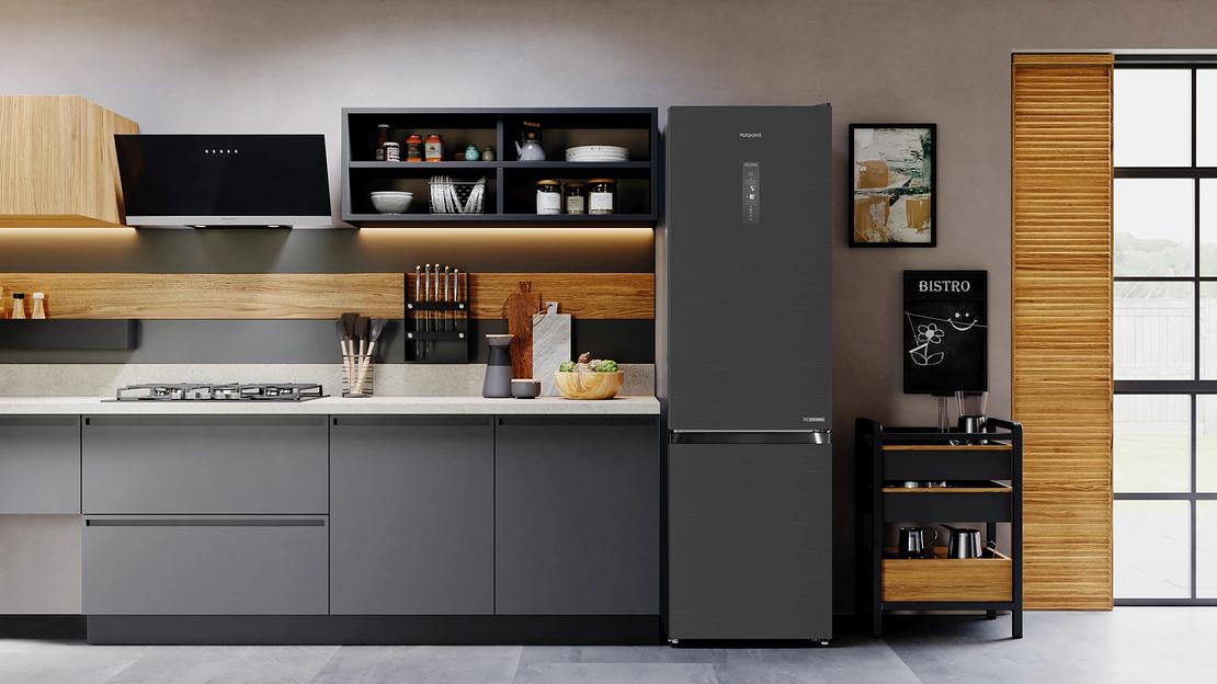 Холодильник Hotpoint HT 7201I DX O3 2-хкамерн. нержавеющая сталь мат. инвертер фото 7