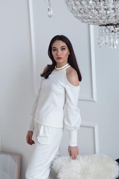 Комплект одежды женский Verenika «Мадлен» белый 44 ОПТ фото 4