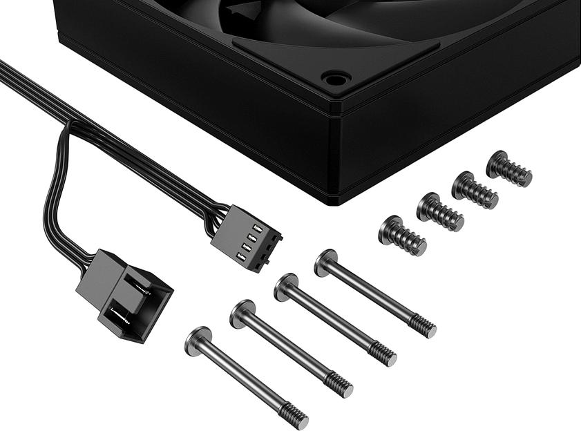 Вентилятор для корпуса ID-COOLING AF-1230-K (120mm, 2000rpm, 82.5 CFM, 31,1 дБ, PWM 4-pin, Black) (AF-1230-K) фото 5