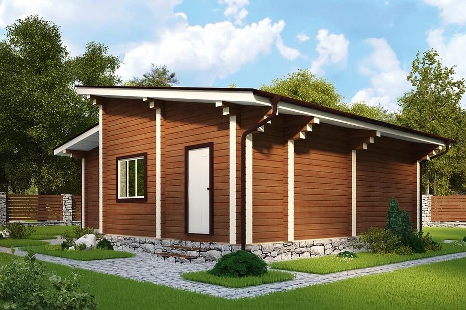 Проект дом из бруса «Таунсайд» фото 2