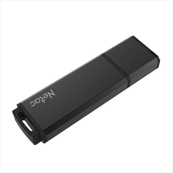 Носитель информации Netac U351 USB2.0 Flash Drive 16GB, aluminum alloy housing (NT03U351N-016G-20BK) фото 4