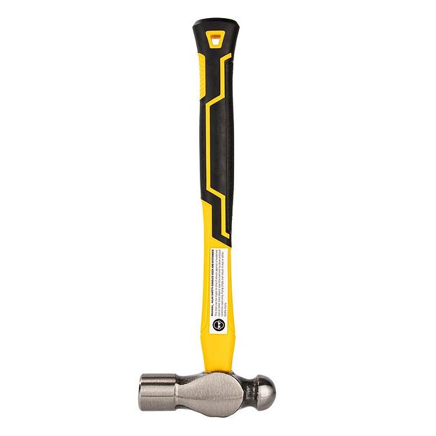 Ударно-рычажный инструмент Deli Рихтовочный молоток Deli DL443024 680 гр Фиберглассовая рукоять. фото 4