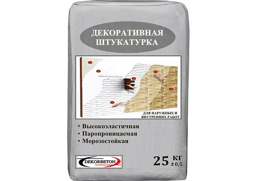 Декоративная штукатурка - фасадная высокопластичная 25 кг (белая) фото 1
