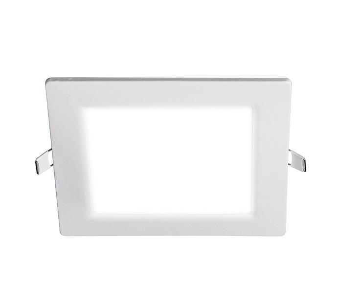 Светильник светодиодный ДВО-9w 6500K 600 Лм IP40 WH 145мм встраиваемый квадрат JazzWay 5008281A фото 2