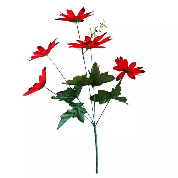 Букет ромашек на 5 голов 50см 283-487 фото 1