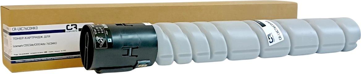 Картридж лазерный CopyRite CR-LXC76C0HK0 76C0HK0 черный (34000стр.) для Lexmark CS923de/CX924dte фото 1