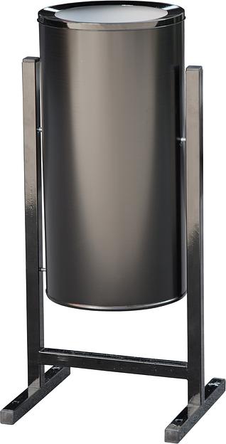 Урна уличная 25 литров черн. фото 1