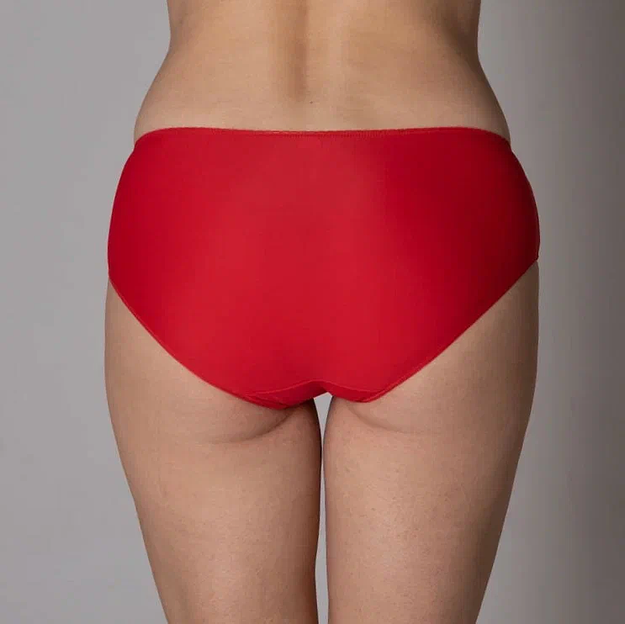 Трусы женские АйЛайк модель № 0130 цвет красный ОПТ фото 3