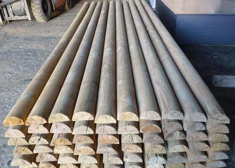 Штакетник полукруглый 1000мм. фото 1