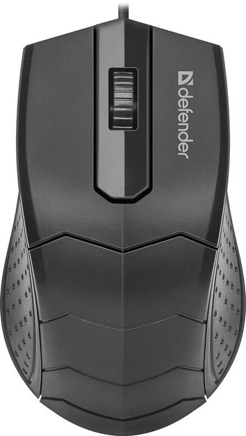 Мышь Defender Hit MB-530 черный оптическая (1000dpi) USB (2but) фото 1