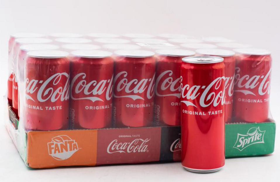 Напиток газированный Coca-Cola «Слим» 330 мл ж/б ОПТ фото 3