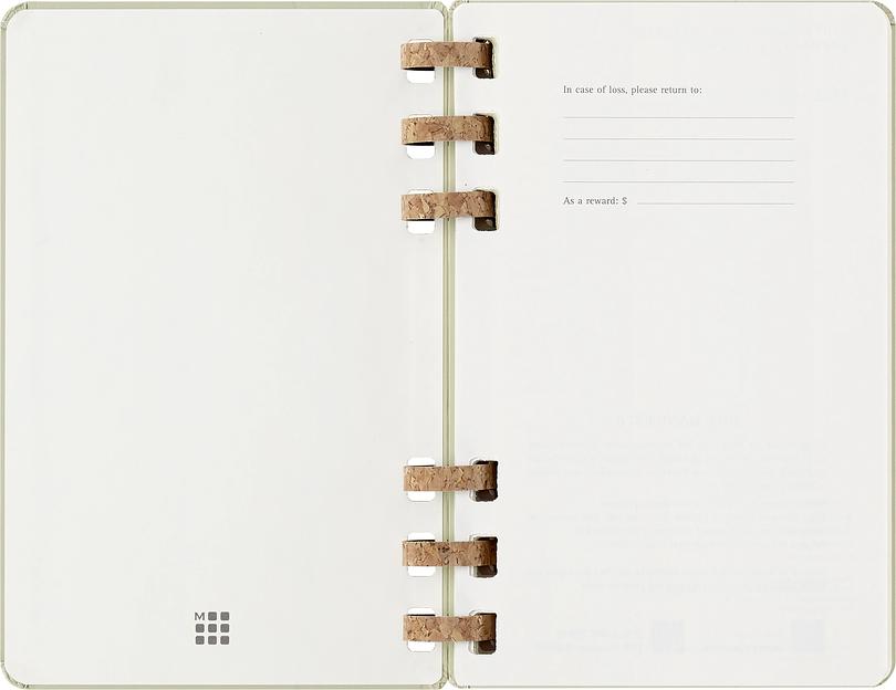 Еженедельник Moleskine ACADEMIC SPIRAL DHSPK5212AMWH3 Large 150х210мм 200стр. кремовые страницы спираль киви фото 2