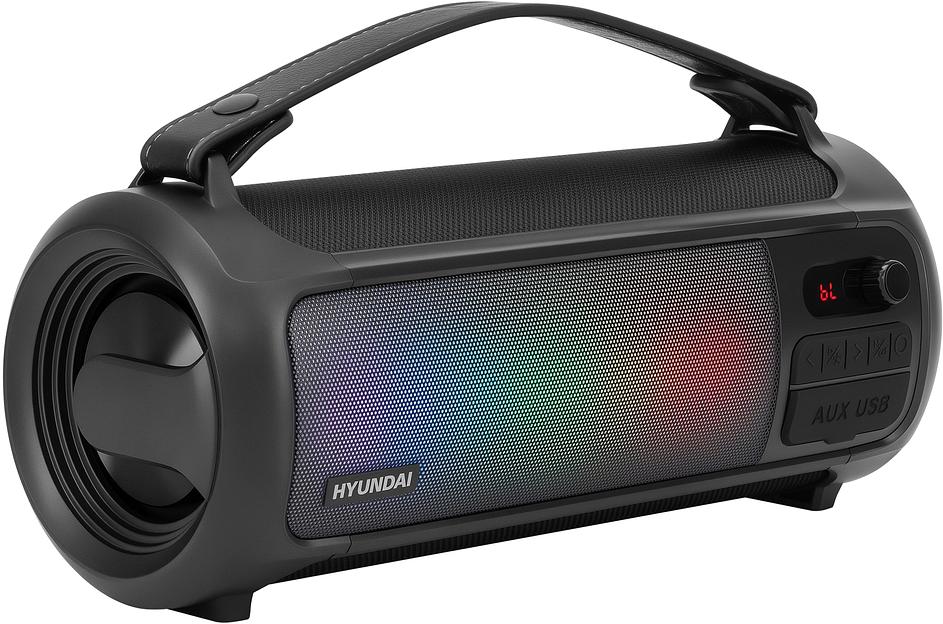 Портативная колонка Hyundai H-PS1025 черный 40W 2.0 BT 10м 3000mAh фото 8