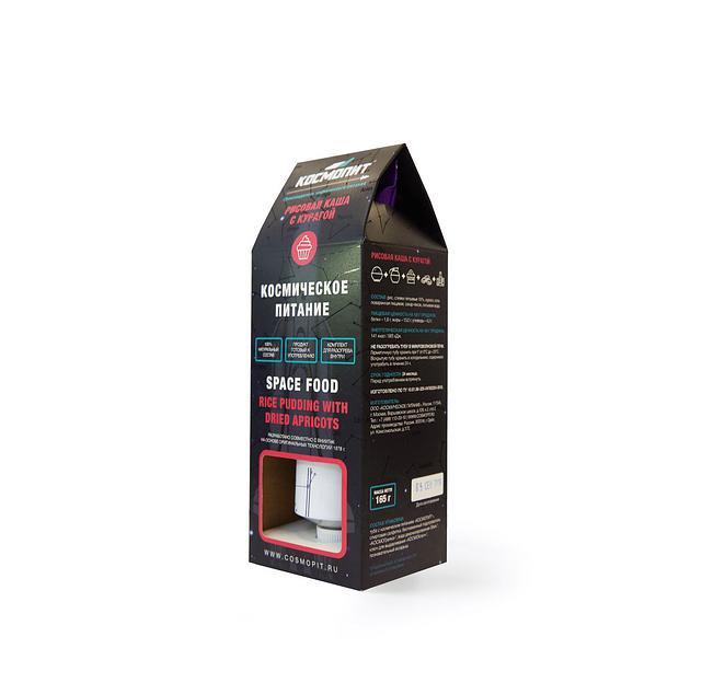 Космическое питание «Космопит» рисовая каша с курагой 250 гр фото 1