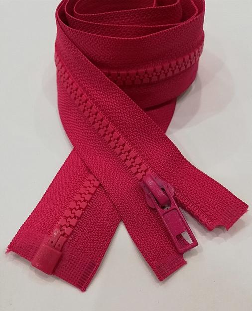 Молния трактор №5 80см. 1 зам. Малиновый фото 1