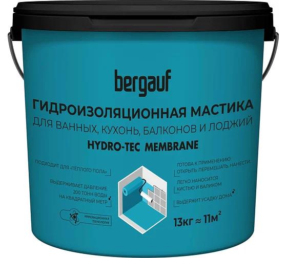 Гидроизоляционная мастика Bergauf «Hydro-Tec Membrane» 13 кг ОПТ фото 1