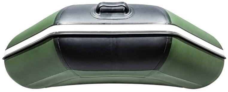 Лодка Аква 2800, 2800*1320*360 мм., цвет: зеленый-черный фото 5