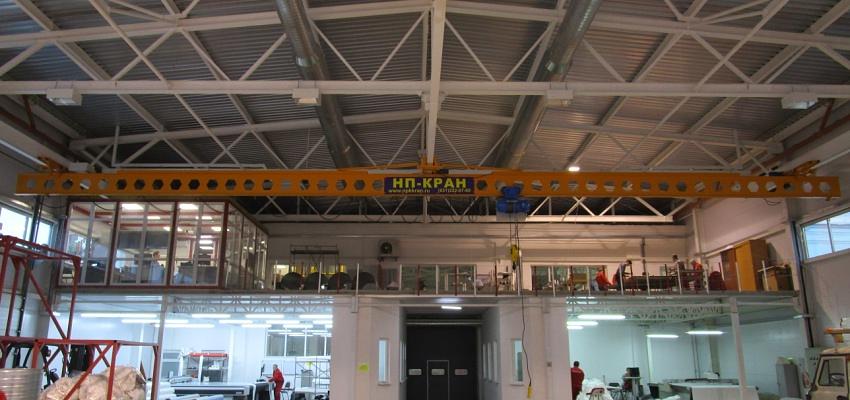 Кран мостовой однобалочный подвесной фото 1
