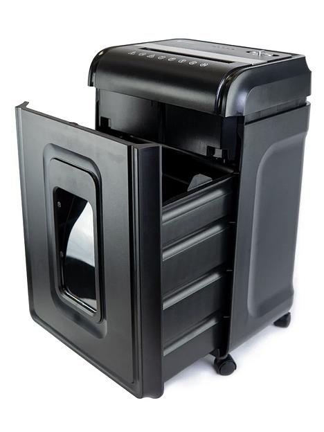 ГЕЛЕОС Уничтожитель документов УМ32-4 DIN P-4 (4 ур-нь секр.), фрагмент 4х30мм, 32 лист (70г/м2), CD/пл.карты/скрепки/скобы, 32 литра фото 4