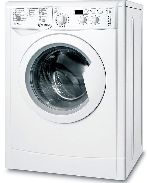 Стиральная машина Indesit EcoTime IWSD 6105 (CIS).L класс: A загр.фронтальная макс.:6кг белый фото 1