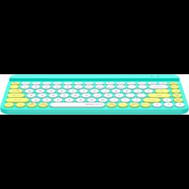 Клавиатура A4Tech Fstyler FBK30 зеленый USB беспроводная BT/Radio slim Multimedia фото 6