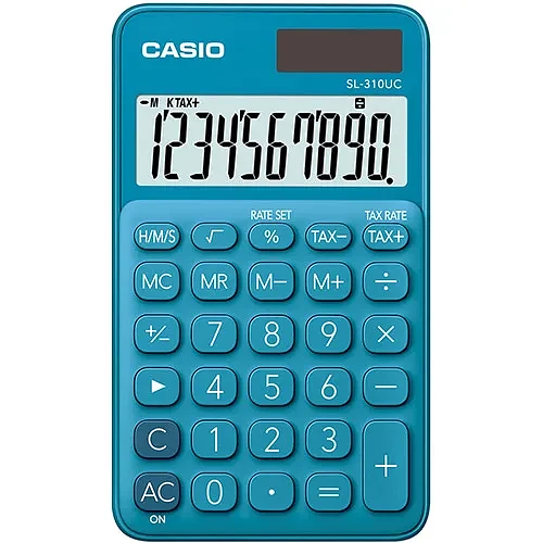 Калькулятор карманный CASIO SL-310UC-BU-W-EC фото 1