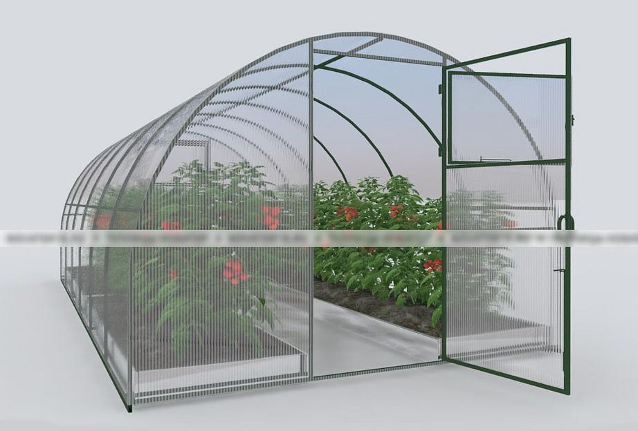 Каркас теплицы «Лето-эконом», ширина 3 м фото 1