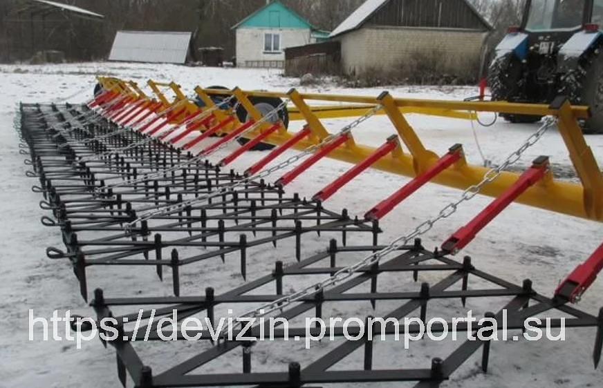 Борона зубовая односледная БЗУ-12 фото 5