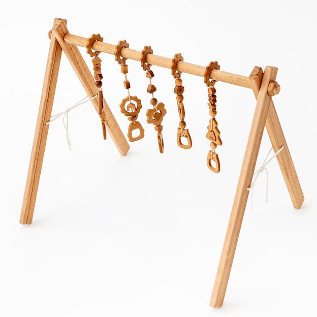 Деревянный тренажер монтессори из бука, Опт фото 1
